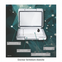 Encreur polyvalent à fermeture étanche