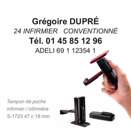 Tampon de poche S-1723 Infirmière