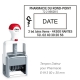 Tampon dateur PRO E-913 pour Pharmacie