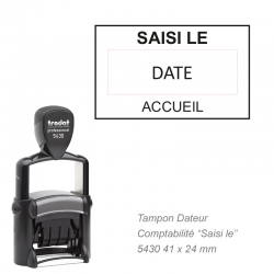 Tampon dateur PRO Comptabilité « Saisi le »