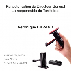 Tampon de poche pour Mairie, Administration ou Collectivité