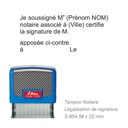 Tampon Notaire - Légalisation de signature