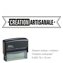 Tampon « Création artisanale »