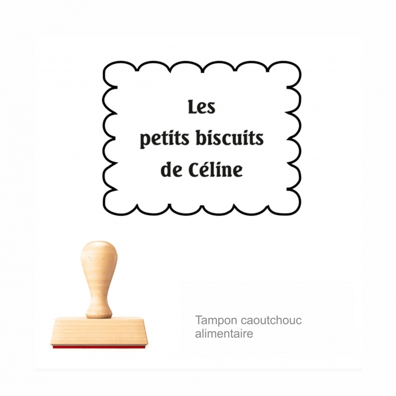 Tampons messages personnalisés pour biscuits animaux