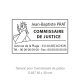 Tampon Commissaire de justice nominatif