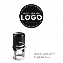 Tampon logo rond - Shiny R-542