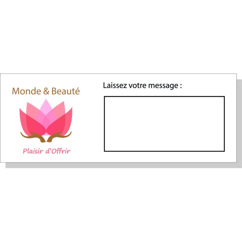 Etiquettes personnalisées rectangulaires
