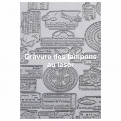 MONTURE BOIS POUR TAMPONS ENCREURS 8 X 10 CM OU 80 X 100 MM