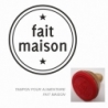 Tampon caoutchouc alimentaire "fait maison"