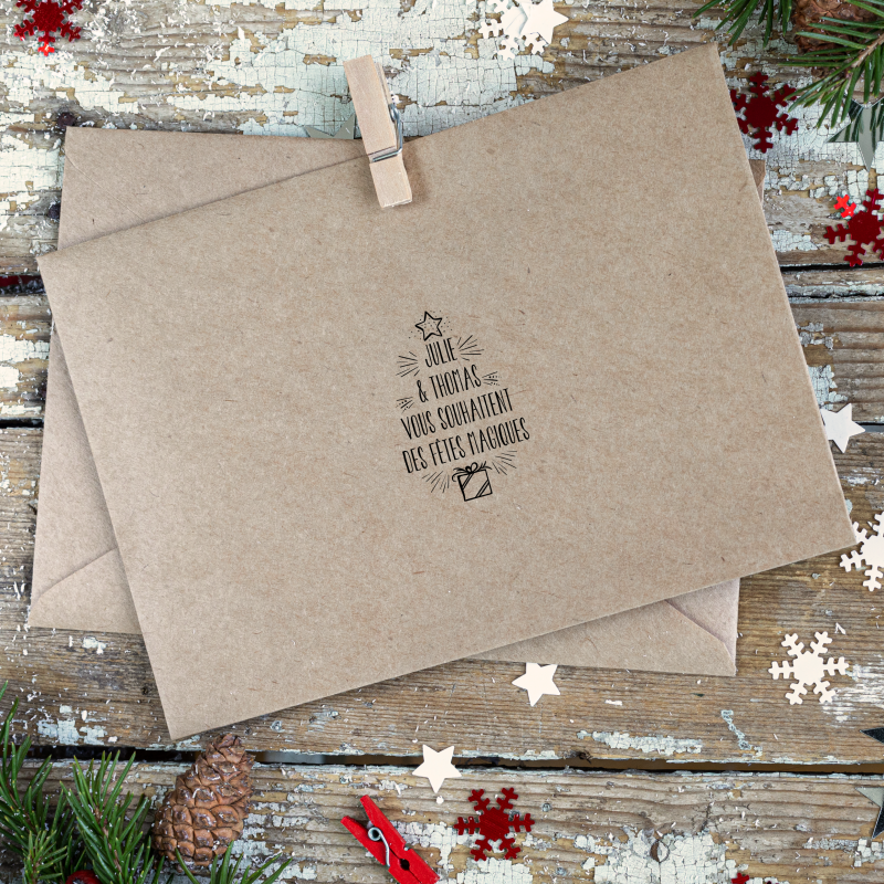 Tampon Fêtes magiques personnalisable