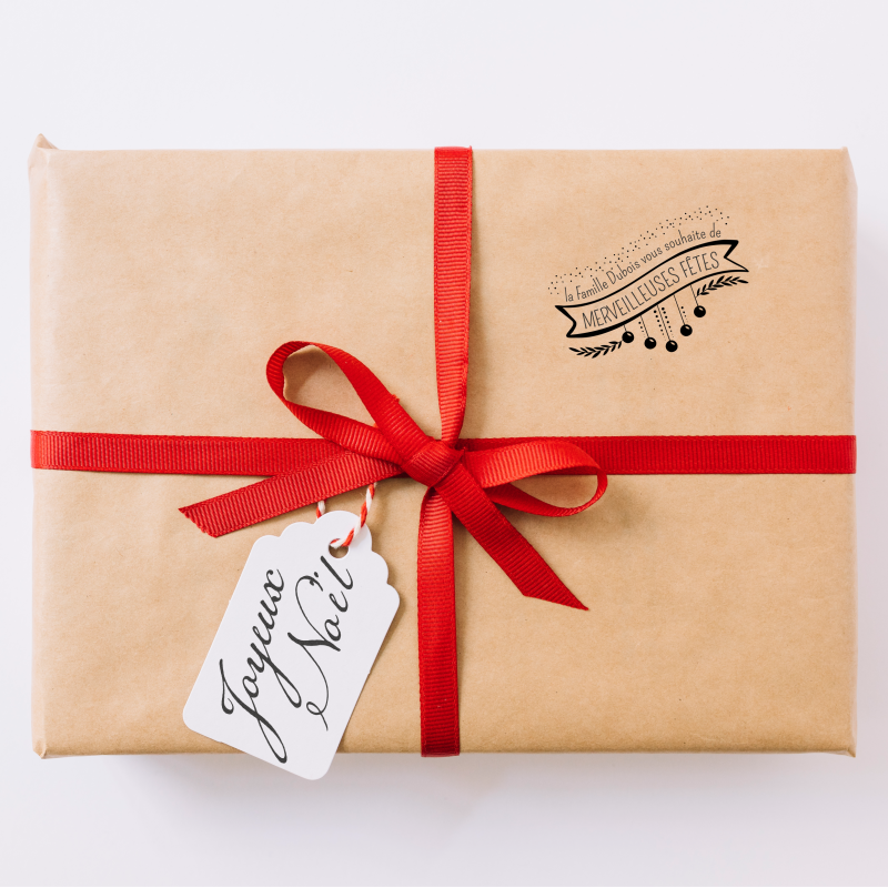 Tampon bois Merveilleuses Fêtes