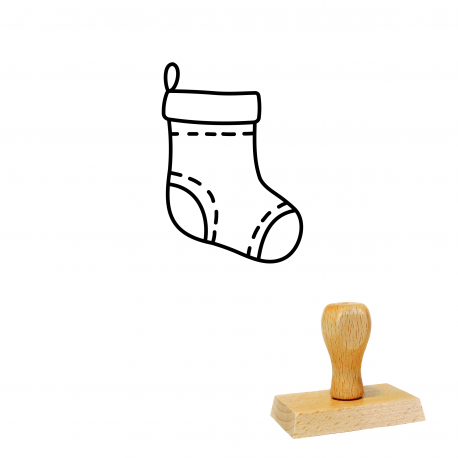 Tampon Noël - Chaussette de Noël