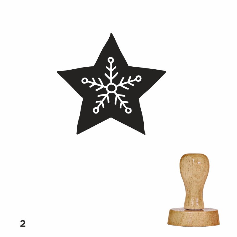 Tampons Noël - Etoile 2