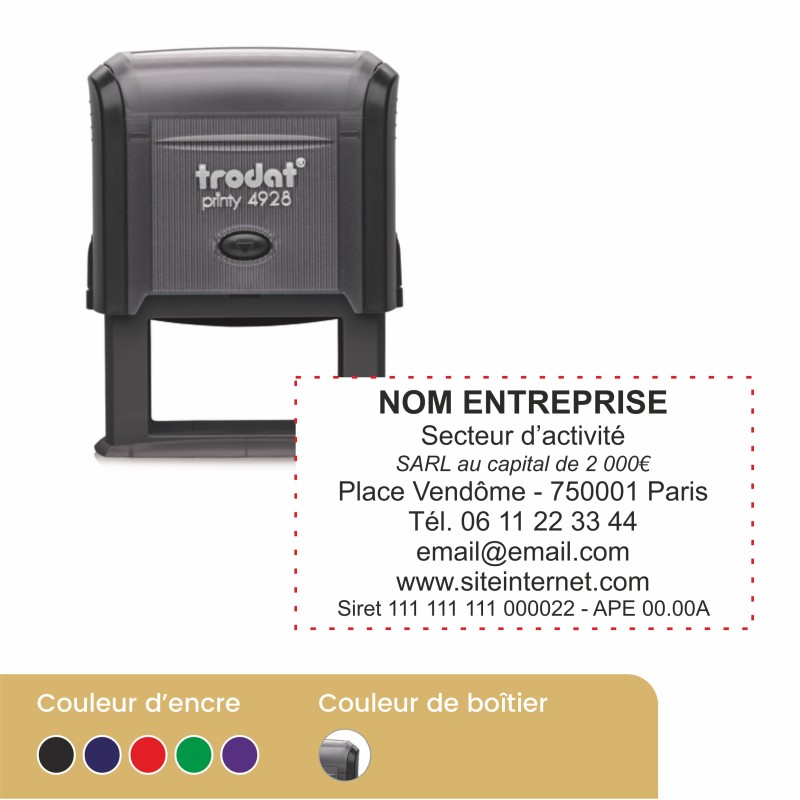 Tampon 7 lignes Trodat 4928