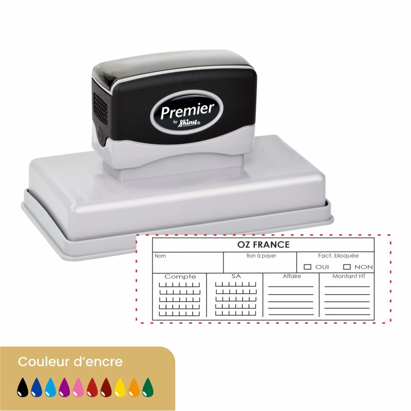 Tampon Flash Pré-encré EA-750 - 45 x 130 mm