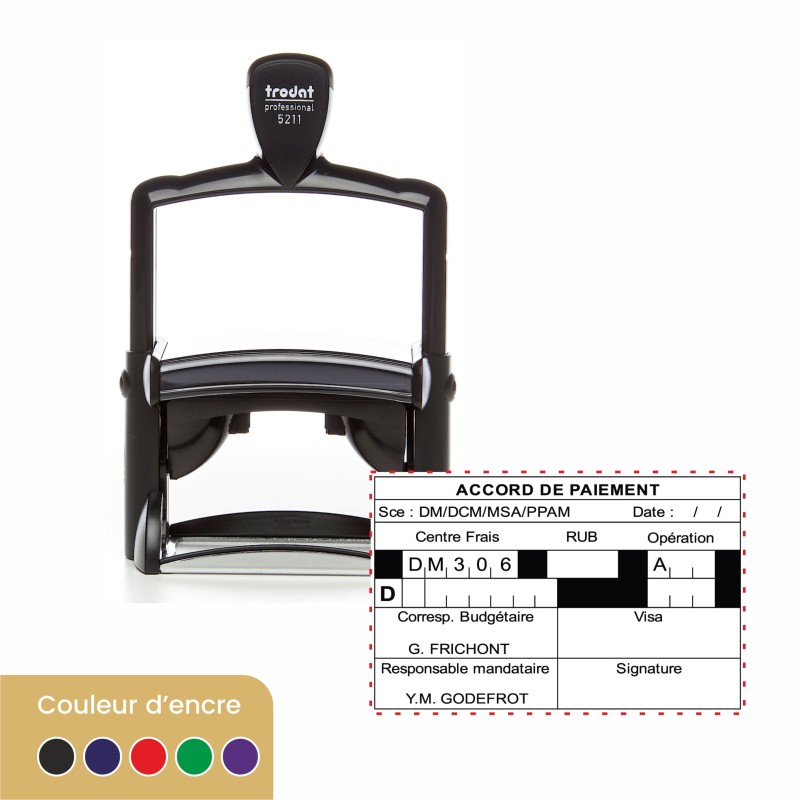 Tampon 12 lignes Trodat 5211