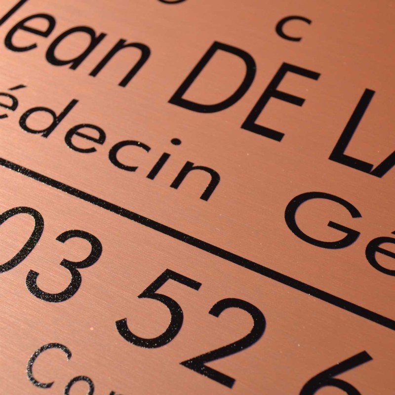 Plaque professionnelle Dibond Impression numérique