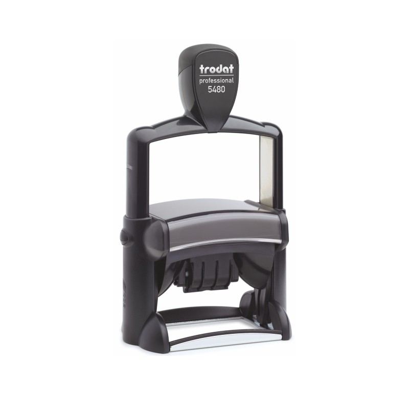 Tampon dateur personnalisé Trodat 5480 - 8 lignes