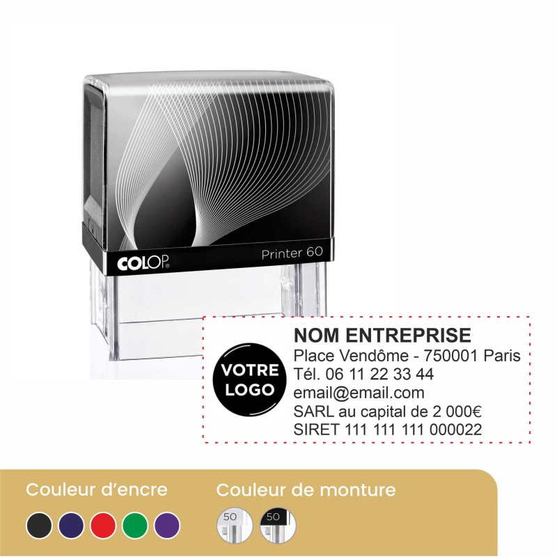 Tampon 7 lignes Colop P60