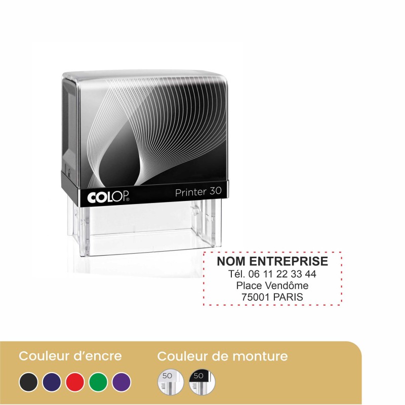 Tampon 4 lignes Colop P30