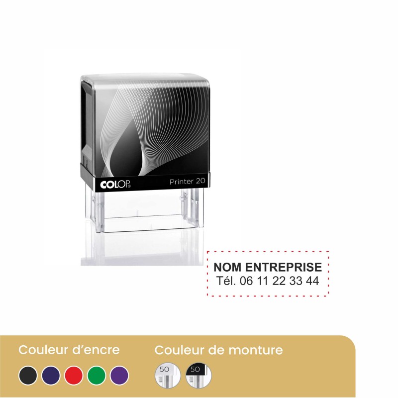 Tampon 3 lignes Colop P20
