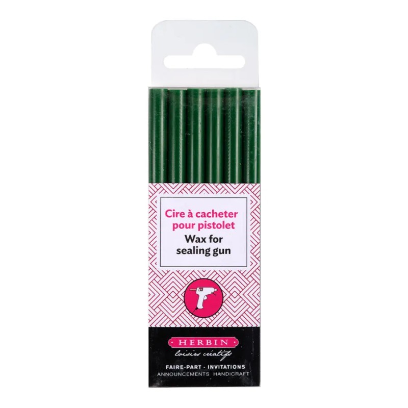 Etuis de 6 batons de cire rouge pour pistolet