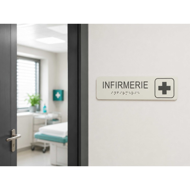 Plaque de porte "Infirmerie"