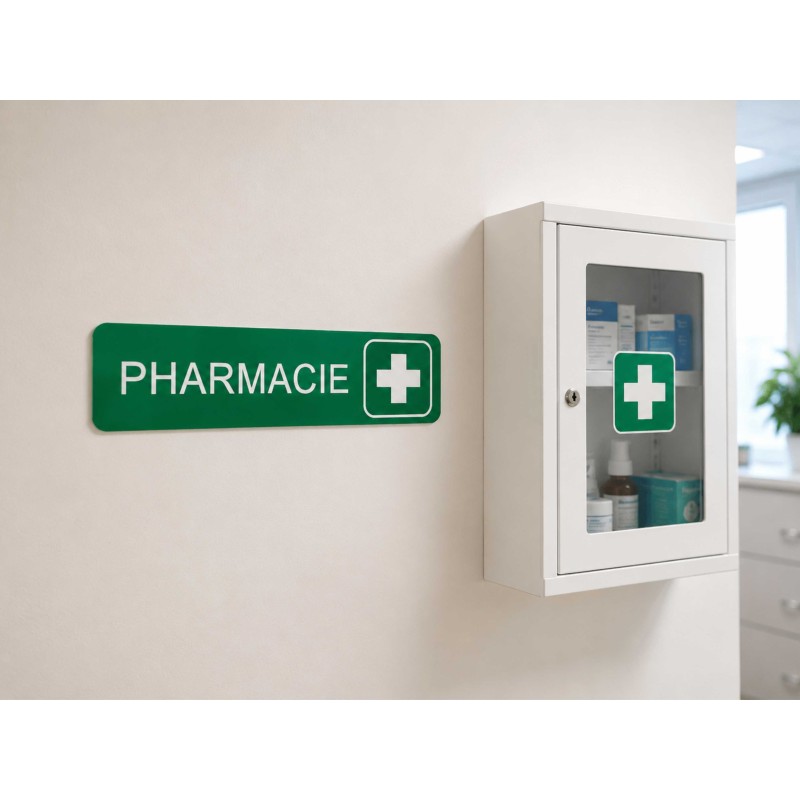 Plaque de porte "Pharmacie"