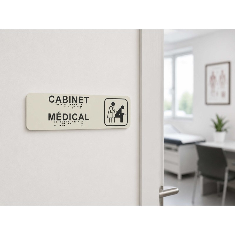 Plaque de porte "Cabinet Médical"