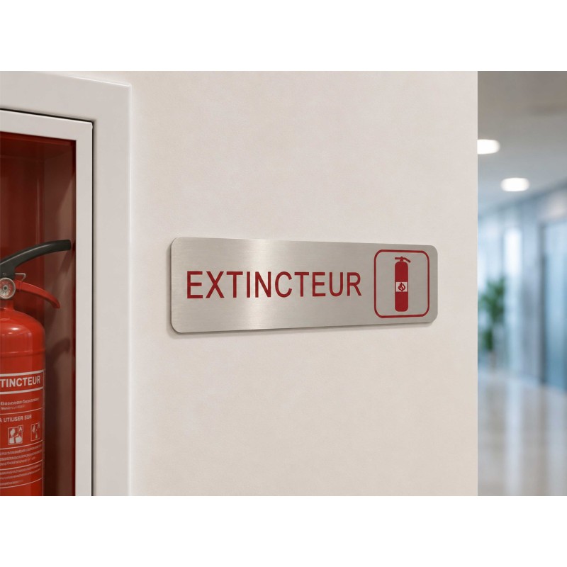 Plaque de porte "Extincteur"