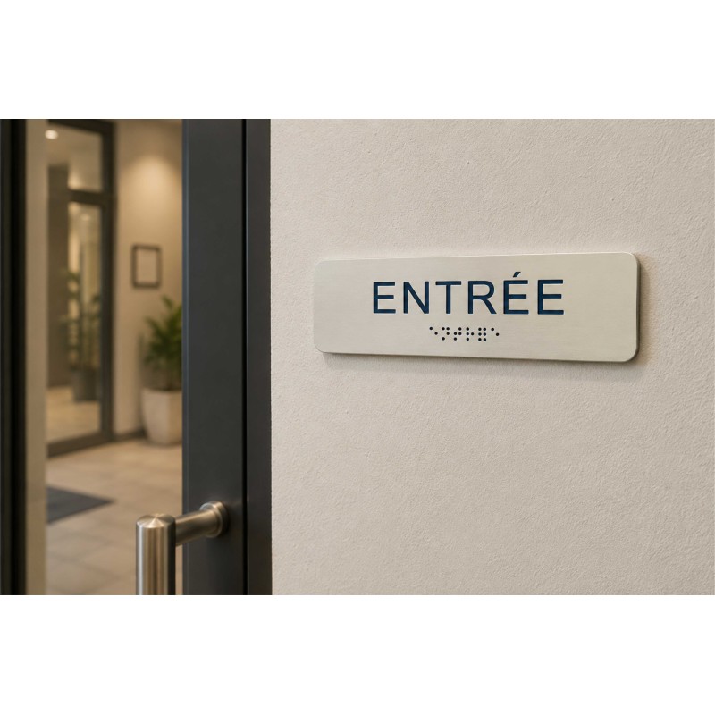 Plaque de porte "Entrée"