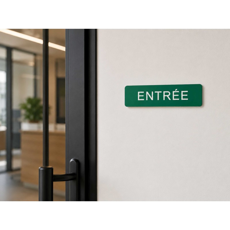 Plaque de porte "Entrée"