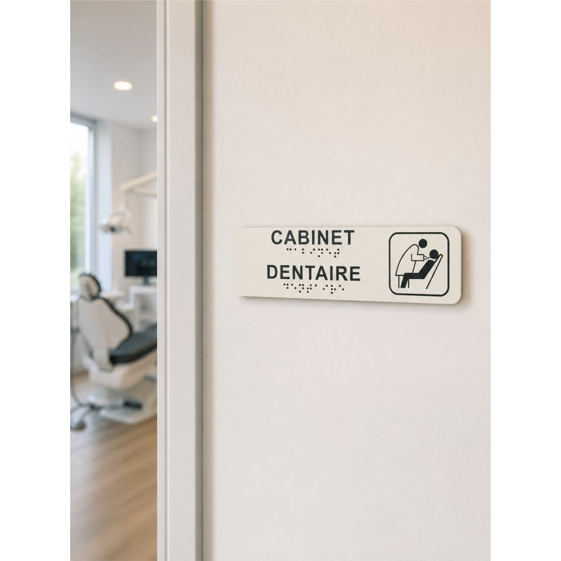 Plaque de porte "Cabinet Dentaire"