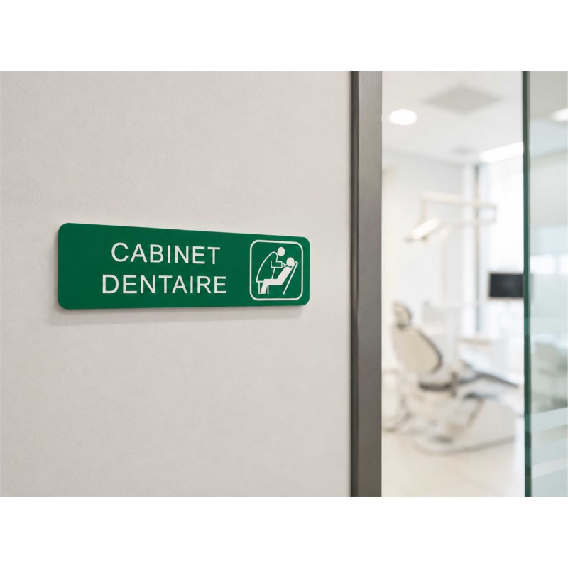 Plaque de porte "Cabinet Dentaire"
