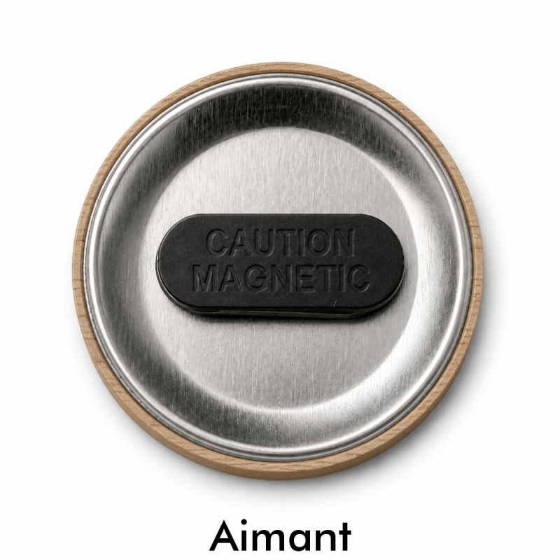 Badge personnalisé Ø 59 mm