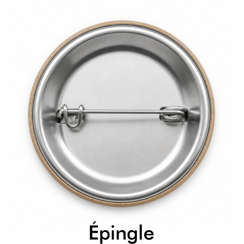 Badge personnalisé Ø 59 mm