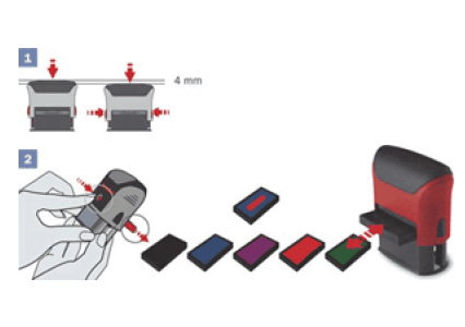 Remplacer l'encreur d'un tampon printer