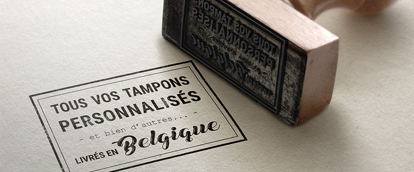 Tampons personnalisés Belgique